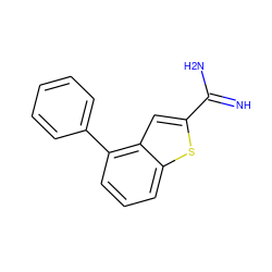 N=C(N)c1cc2c(-c3ccccc3)cccc2s1 ZINC000034502298