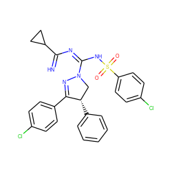 N=C(N=C(NS(=O)(=O)c1ccc(Cl)cc1)N1C[C@H](c2ccccc2)C(c2ccc(Cl)cc2)=N1)C1CC1 ZINC001772594371