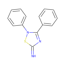 N=c1nc(-c2ccccc2)n(-c2ccccc2)s1 ZINC000100370140