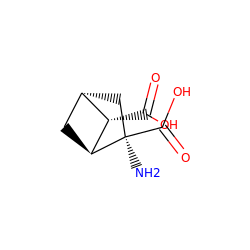 N[C@@]1(C(=O)O)C[C@H]2C[C@H]1[C@H]2C(=O)O ZINC000100842292
