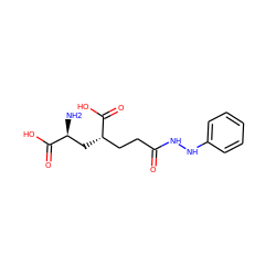 N[C@@H](C[C@@H](CCC(=O)NNc1ccccc1)C(=O)O)C(=O)O ZINC000095593105