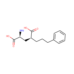 N[C@@H](C[C@H](CCCc1ccccc1)C(=O)O)C(=O)O ZINC000027865686