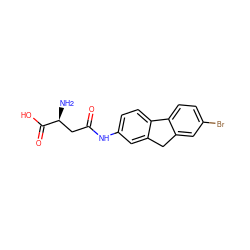 N[C@@H](CC(=O)Nc1ccc2c(c1)Cc1cc(Br)ccc1-2)C(=O)O ZINC000028528452