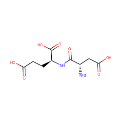 N[C@@H](CC(=O)O)C(=O)N[C@@H](CCC(=O)O)C(=O)O ZINC000002522589