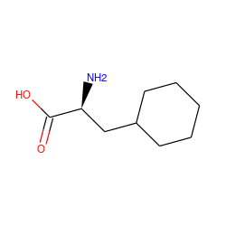 N[C@@H](CC1CCCCC1)C(=O)O ZINC000012368795