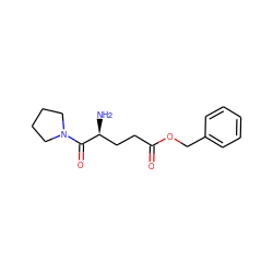 N[C@@H](CCC(=O)OCc1ccccc1)C(=O)N1CCCC1 ZINC000035931826