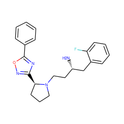 N[C@@H](CCN1CCC[C@H]1c1noc(-c2ccccc2)n1)Cc1ccccc1F ZINC000045324359