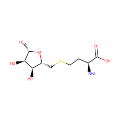 N[C@@H](CCSC[C@H]1O[C@@H](O)[C@H](O)[C@@H]1O)C(=O)O ZINC000004096144