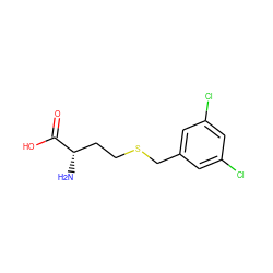 N[C@@H](CCSCc1cc(Cl)cc(Cl)c1)C(=O)O ZINC000028570313