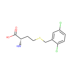 N[C@@H](CCSCc1cc(Cl)ccc1Cl)C(=O)O ZINC000028570309