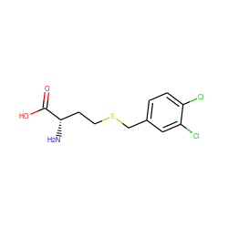 N[C@@H](CCSCc1ccc(Cl)c(Cl)c1)C(=O)O ZINC000028570311