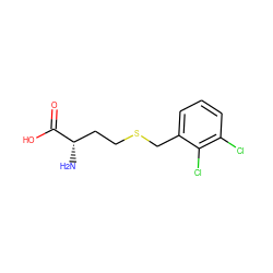 N[C@@H](CCSCc1cccc(Cl)c1Cl)C(=O)O ZINC000028570374