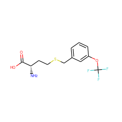 N[C@@H](CCSCc1cccc(OC(F)(F)F)c1)C(=O)O ZINC000028569970