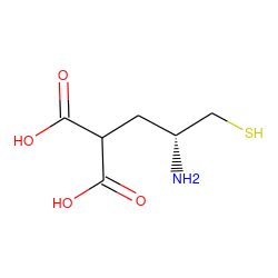 N[C@@H](CS)CC(C(=O)O)C(=O)O ZINC000026817598