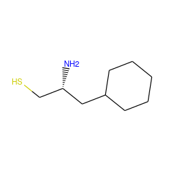 N[C@@H](CS)CC1CCCCC1 ZINC000013528270