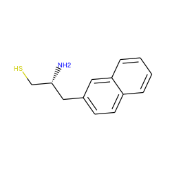 N[C@@H](CS)Cc1ccc2ccccc2c1 ZINC000028255024