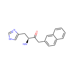 N[C@@H](Cc1c[nH]cn1)C(=O)Cc1ccc2ccccc2c1 ZINC000028647740