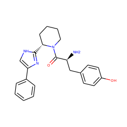 N[C@@H](Cc1ccc(O)cc1)C(=O)N1CCCC[C@H]1c1nc(-c2ccccc2)c[nH]1 ZINC000036216178