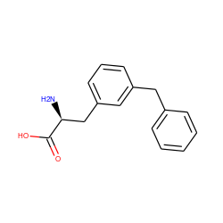 N[C@@H](Cc1cccc(Cc2ccccc2)c1)C(=O)O ZINC000078202196