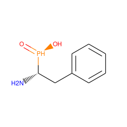 N[C@@H](Cc1ccccc1)[P@@H](=O)O ZINC000029313822