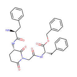 N[C@@H](Cc1ccccc1)C(=O)N[C@H]1CCC(=O)N(CC(=O)N[C@@H](Cc2ccccc2)C(=O)OCc2ccccc2)C1=O ZINC000058534703