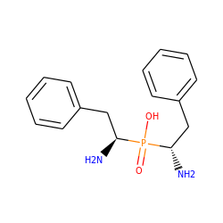 N[C@@H](Cc1ccccc1)P(=O)(O)[C@@H](N)Cc1ccccc1 ZINC000028702286