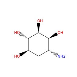 N[C@@H]1C[C@@H](O)[C@H](O)[C@@H](O)[C@H]1O ZINC000139897343