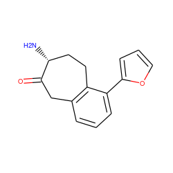 N[C@@H]1CCc2c(cccc2-c2ccco2)CC1=O ZINC000473085529