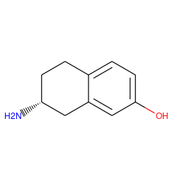 N[C@@H]1CCc2ccc(O)cc2C1 ZINC000013759806