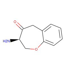 N[C@@H]1COc2ccccc2CC1=O ZINC000198797758