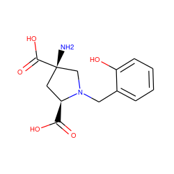 N[C@]1(C(=O)O)C[C@H](C(=O)O)N(Cc2ccccc2O)C1 ZINC000029554190