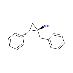 N[C@]1(Cc2ccccc2)C[C@H]1c1ccccc1 ZINC000144396894