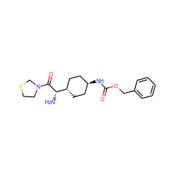 N[C@H](C(=O)N1CCSC1)[C@H]1CC[C@H](NC(=O)OCc2ccccc2)CC1 ZINC000253634682