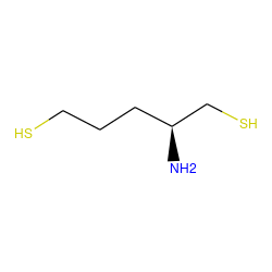 N[C@H](CS)CCCS ZINC000005113913