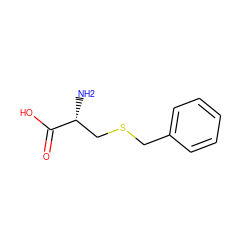 N[C@H](CSCc1ccccc1)C(=O)O ZINC000000404299