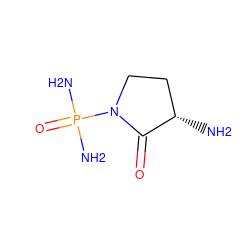 N[C@H]1CCN(P(N)(N)=O)C1=O ZINC000049888680