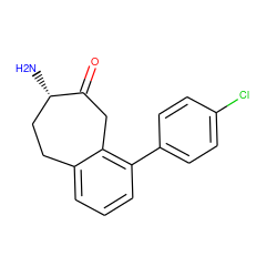 N[C@H]1CCc2cccc(-c3ccc(Cl)cc3)c2CC1=O ZINC000473082654