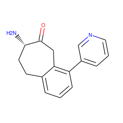 N[C@H]1CCc2cccc(-c3cccnc3)c2CC1=O ZINC000473084237