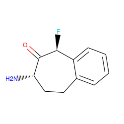 N[C@H]1CCc2ccccc2[C@H](F)C1=O ZINC000095564868