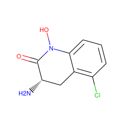 N[C@H]1Cc2c(Cl)cccc2N(O)C1=O ZINC000039188730