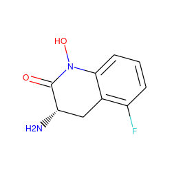 N[C@H]1Cc2c(F)cccc2N(O)C1=O ZINC000084653352