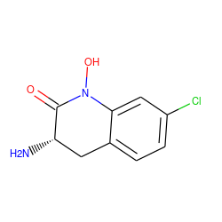 N[C@H]1Cc2ccc(Cl)cc2N(O)C1=O ZINC000031439491