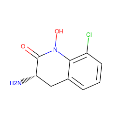 N[C@H]1Cc2cccc(Cl)c2N(O)C1=O ZINC000039188733