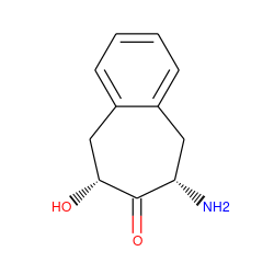 N[C@H]1Cc2ccccc2C[C@@H](O)C1=O ZINC000096286135