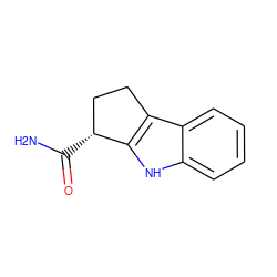 NC(=O)[C@@H]1CCc2c1[nH]c1ccccc21 ZINC000013677652