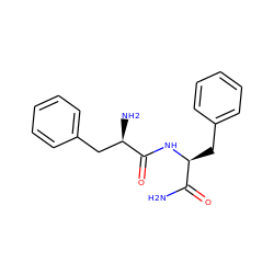 NC(=O)[C@H](Cc1ccccc1)NC(=O)[C@H](N)Cc1ccccc1 ZINC000053184621