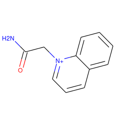 NC(=O)C[n+]1cccc2ccccc21 ZINC000001955937