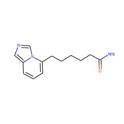 NC(=O)CCCCCc1cccc2cncn12 ZINC000029405015