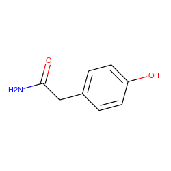 NC(=O)Cc1ccc(O)cc1 ZINC000000157085