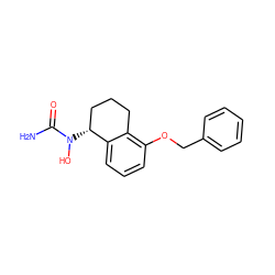 NC(=O)N(O)[C@@H]1CCCc2c(OCc3ccccc3)cccc21 ZINC000013760611